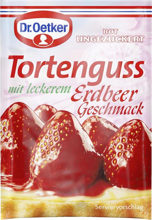Actual product image Dr. Oetker Tortenguss Erdbeer (37.50 g)
