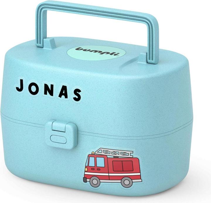 Produktbild Bumpli Lunchbox mit Sticker Set Blau