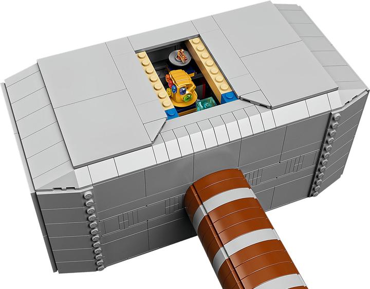 Actual product image LEGO Thor's hammer (76209, LEGO Rare Sets, LEGO Marvel)