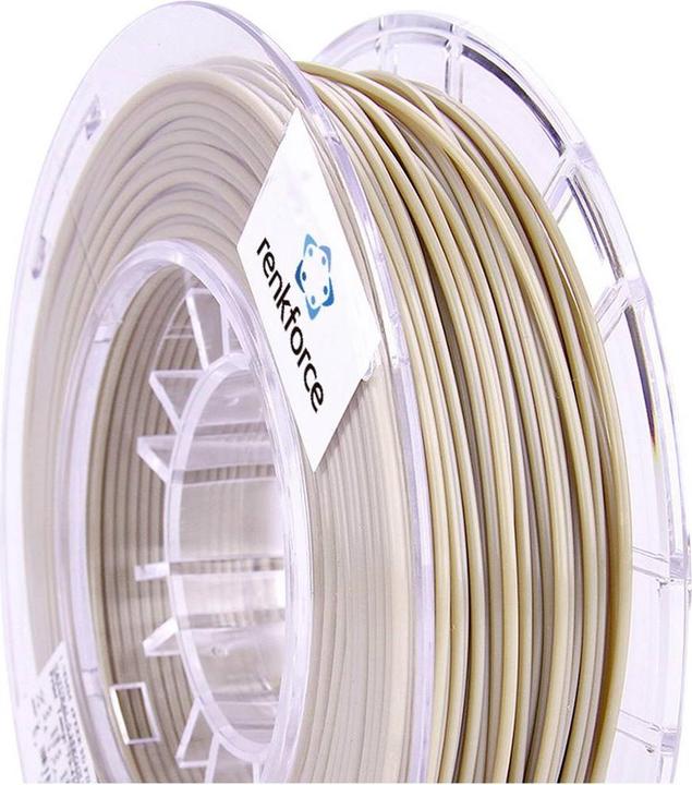 Actual product image Renkforce RF-5167038 Peek Filament PEEK 1.75mm 250g Beech natural 1pc. (PEEK, 1.75 mm, 250 g, Brown)