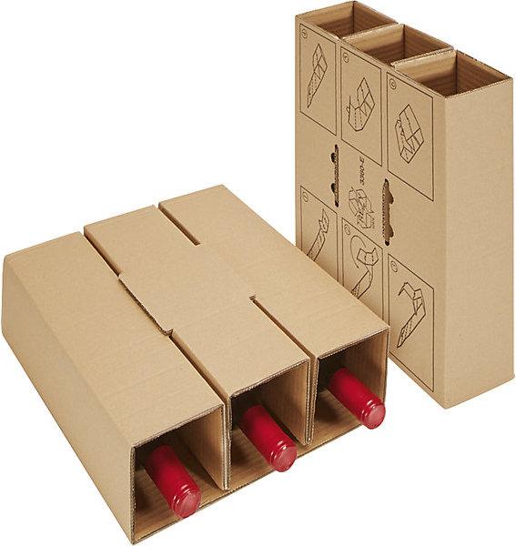 Produktbild kaiserkraft Flaschenkarton Post/DHL (3 x)