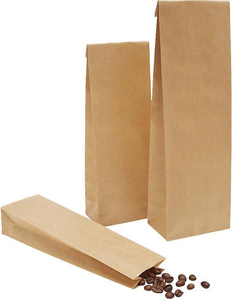 Immagine prodotto kaiserkraft Sacchetto con fondo semirigido, in carta kraft, carta pergamina, lungh. x largh. (1000 Pezzo/i)