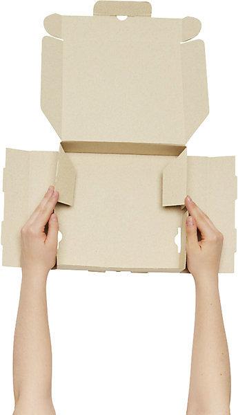 Image du produit kaiserkraft Boîte à papier à herbe pliable terra (50 x)