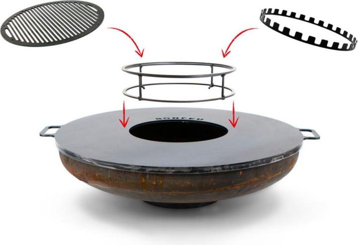 Actual product image Bonfeu Fire plate (80 cm)