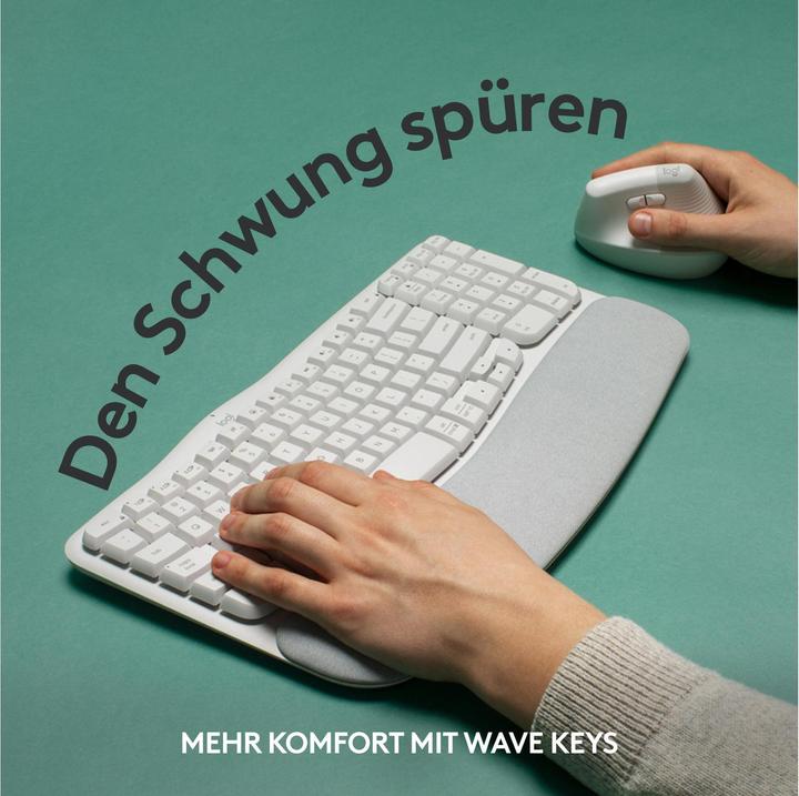 Image du produit Logitech Wave Keys (CH, Sans fil)