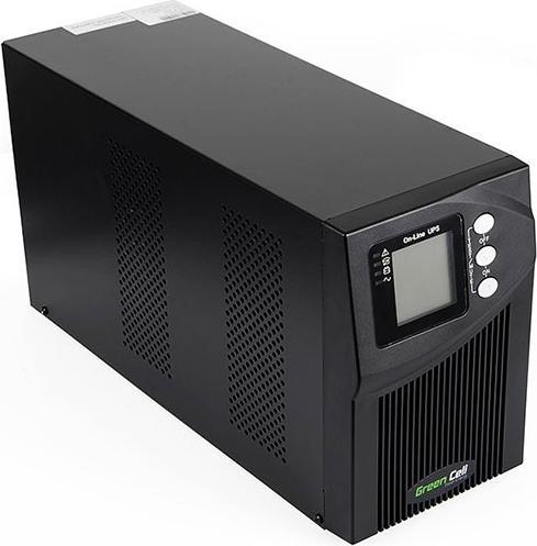 Actual product image GreenCell Online MPII 1000VA Black - Online UPS (1000 VA, 900 W, Online double converter UPS)