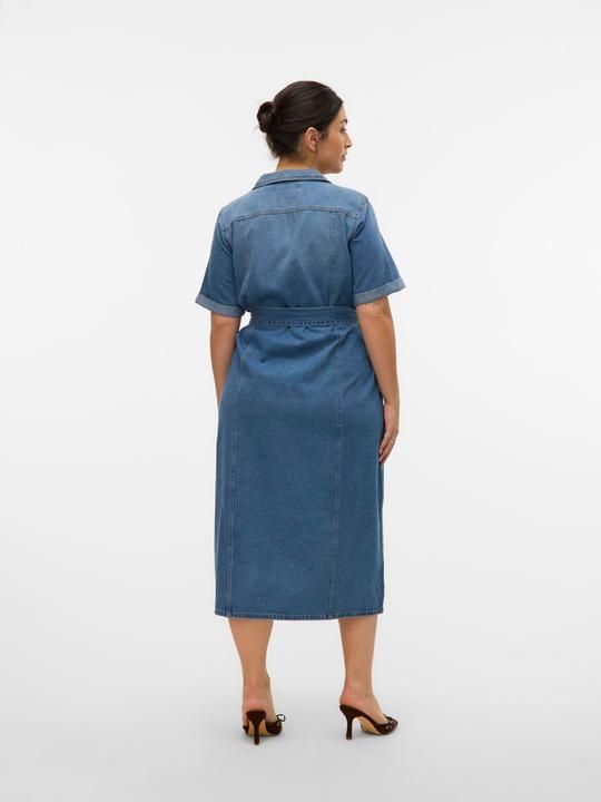 Produktbild Vero Moda VMCTRYLLA Midikleid Jeanskleid (46)