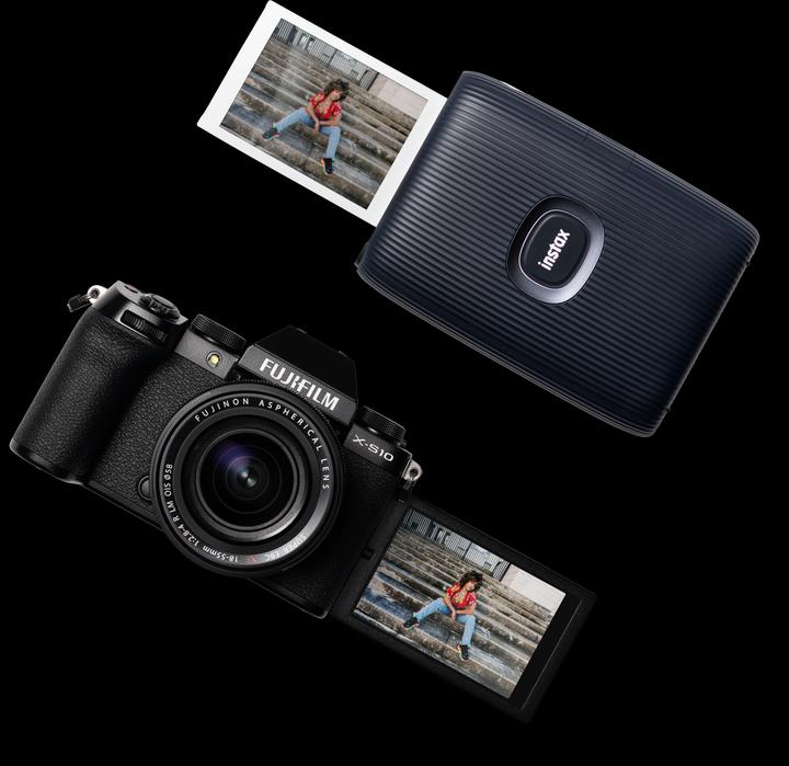 Image du produit Fujifilm Instax Mini Link2 EX D Embargo 15.06.22 Space Blue (Laser, Couleur)