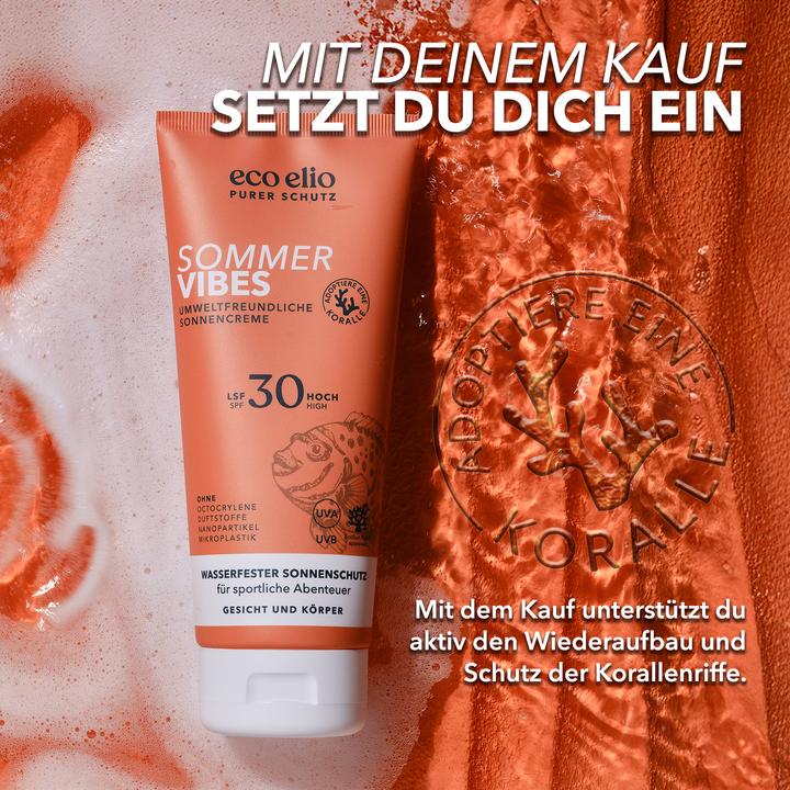 Immagine prodotto Eco Elio Sommer Vibes (Crema solare, SPF 30, 200 ml, 246 g)