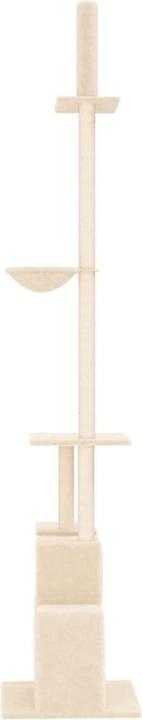 Image du produit VidaXL Kratzbaum Deckenhoch Creme 250,5-276,5cm Katzenbaum Katzenkratzbaum (276.50 cm, Crème)