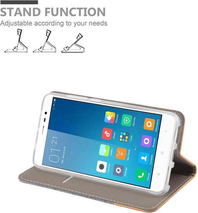 Productafbeelding Cadorabo Boek Jeans Optiek Cover (Xiaomi Redmi Note 4)