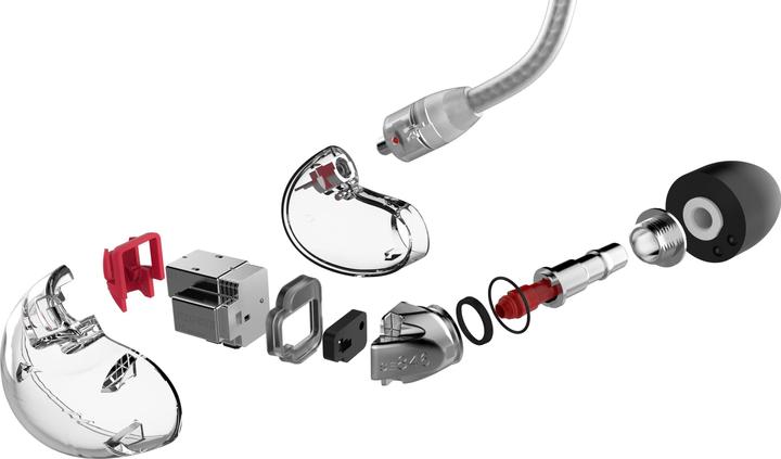 Image du produit Shure Écouteurs intra-auriculaires SE846 2ème génération - Transparent (pas de réduction du bruit, Filaire)