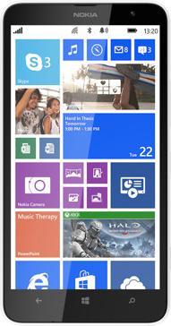 Actual product image Nokia Lumia 1320 (8 GB, White, 6", 5 Mpx, 4G)