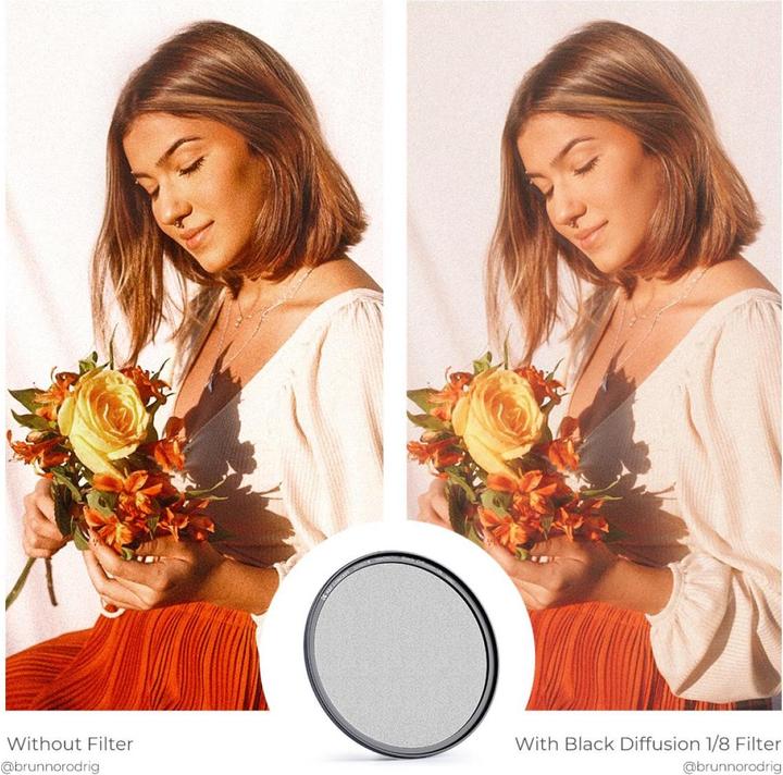Immagine prodotto K&F Concept Magnetic 1/8 Black Mist Filter Nano X 55mm (KF-1836) (Filtro nebbia nero, 55 mm)