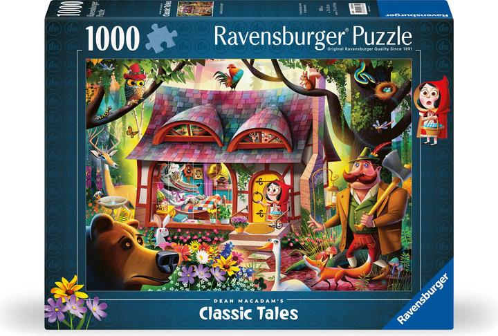 Actual product image Ravensburger Little Red Riding Hood and the Wolf jigsaw puzzle, 1000 pieces. (1000 pieces)