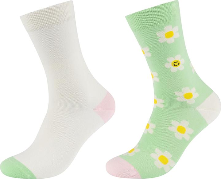 Immagine prodotto Fun Socks Motivo calze fiori (Confezione da 2, 36 - 40)