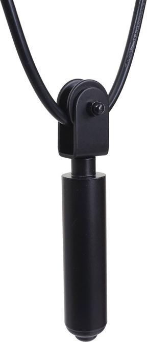 Immagine prodotto Swisshandel24 Lampada a sospensione, metallo industriale regolabile in altezza, nero - 7x Lampade a reticolo (E27)