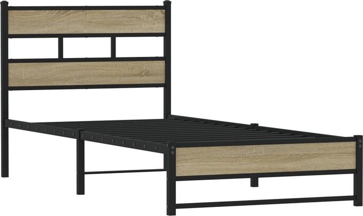 Immagine prodotto VidaXL Letto in metallo Rete a doghe letto singolo Struttura letto senza materasso 107x203cm (107 x 203 cm)
