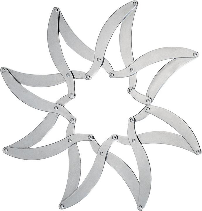 Alessi Topfuntersatz platin (1 x, Pfannenuntersetzer)