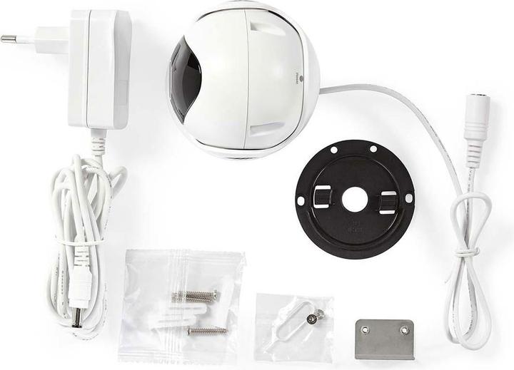Image du produit Nedis Smartlife Caméra extérieure Wi-Fi Full HD 1080p IP65 Cloud / Interne 16GB 12 VDC avec détecteur de (1920 x 1080 Pixels)