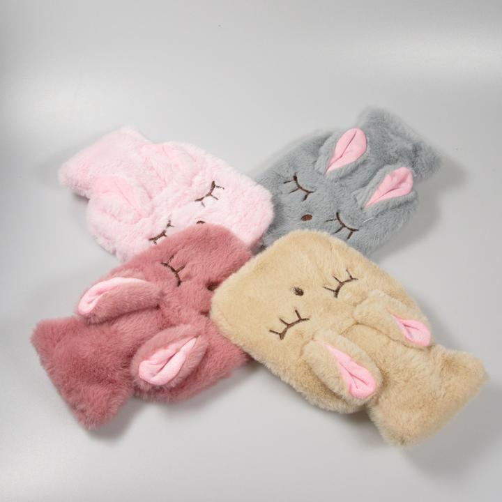 Image du produit PhoneLook Petite mini bouillotte avec enveloppe de lapin à la peluche douce (1 l)