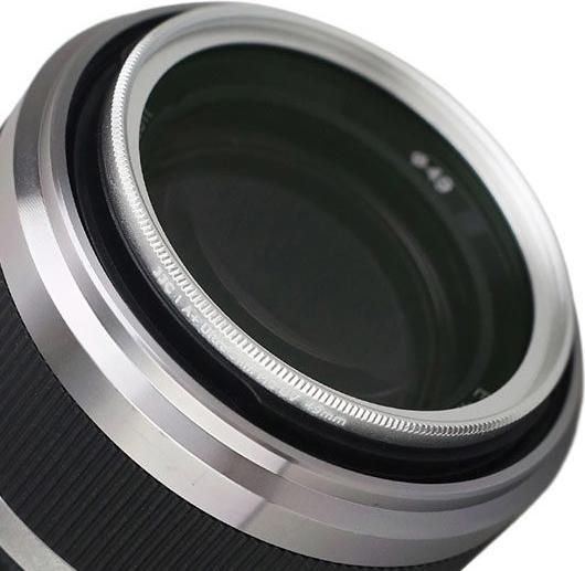 Actual product image JJC Ultra Slim MC UV Filter 49mm Silver (UV filter)