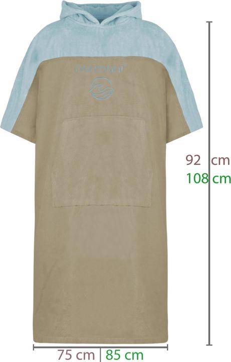 Actual product image Normani Surfer Poncho Kuta (XL)