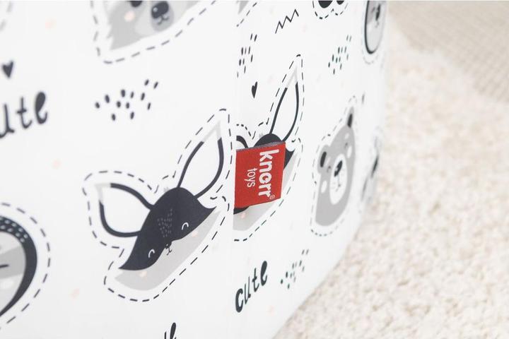 Actual product image Knorrtoys Ball pool soft - "Cute Animals" - 150 balls grey/white/transparent (approx. 7 cm)