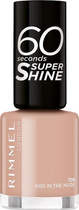 Rimmel London Rimmel 60 Seconds Super Shine 708 Kiss In The Nude 8ml (708, Farblack)