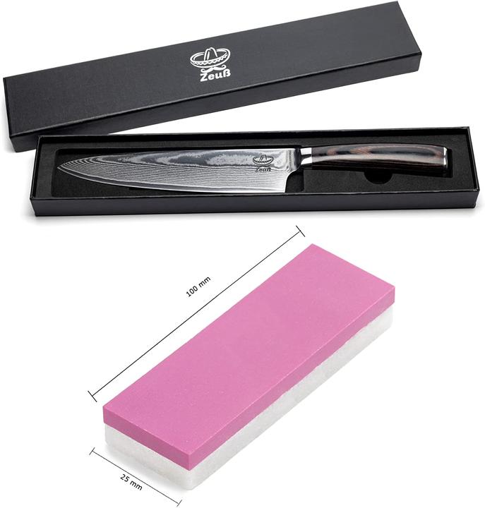 Actual product image Zeuß Damascus knife 32cm (20 cm)