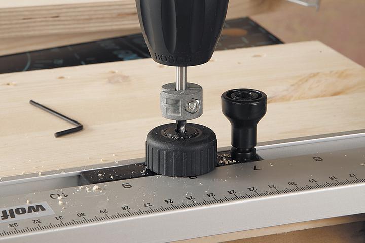 Image du produit wolfcraft wolfcraft 1 Univ.-Tiefenstopp-Set 3-tlg. ø6,8,10mm (6, 8, 10 mm)