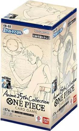 Produktbild One Piece Memorial Anime 25th Collection - Extra Booster Box EB-02 - Card Game - JP (Japanisch, Booster Display)