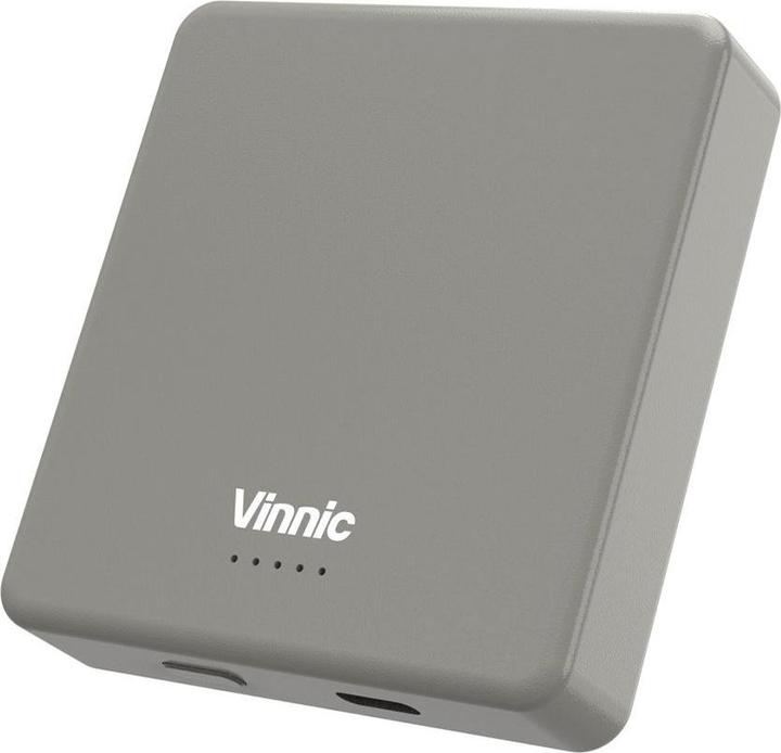 Actual product image Vinnic MANA Magnetic Wireless Powerbank 8,000mAh, clay (8000 mAh, 15 W, 30.80 Wh)