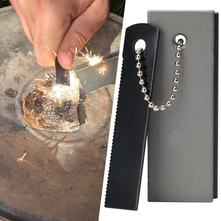 Image du produit Casativo Lot de 3 allume-feu en magnésium avec grattoir et briquet intégré