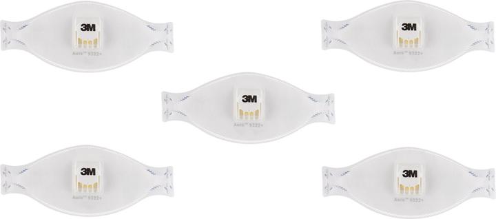 Produktbild 3M Atemschutzmaske, weiss (FFP2, FFP2 R D, 5 x)
