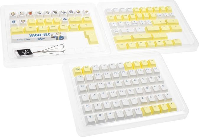 Actual product image Ducky x Fallout Keycap Set - 132 Stück, ANSI (US)