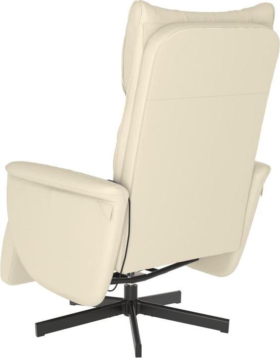 Immagine prodotto VidaXL Sedia per massaggi con poggiapiedi in similpelle crema, colore