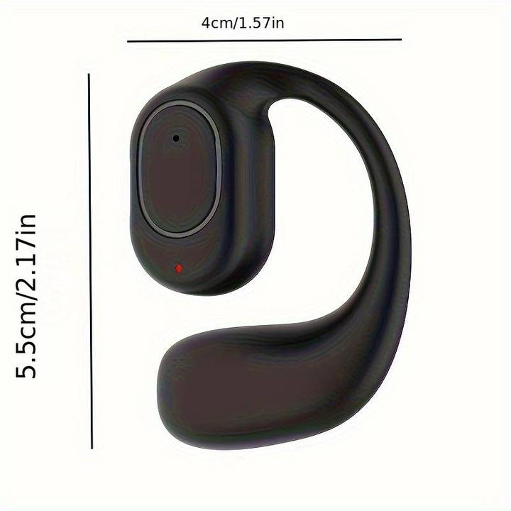 Immagine prodotto PhoneLook Ecouteur 1pcs sans fil à conduction osseuse Oreillette suspendue pour sport + course à pied + pilote (30 h)