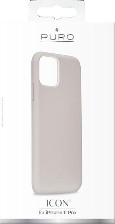 Produktbild Puro ICON Cover iPhone 11 Pro jasnoszary/light grey IPCX19ICONLGREY (Apple iPhone 11 Pro)