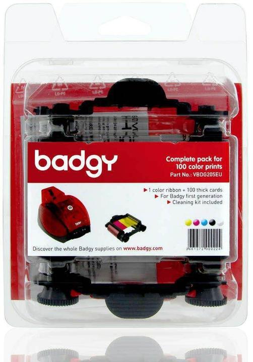Actual product image Evolis Complete set for 100 prints (9 cm, Black)