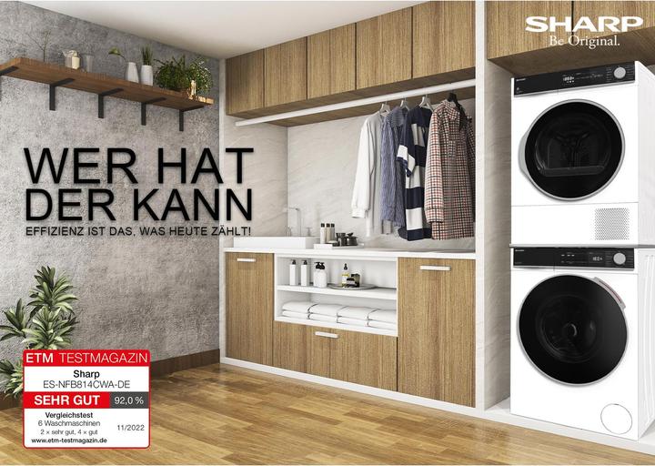 Produktbild Sharp Waschturm (8 kg, Links)