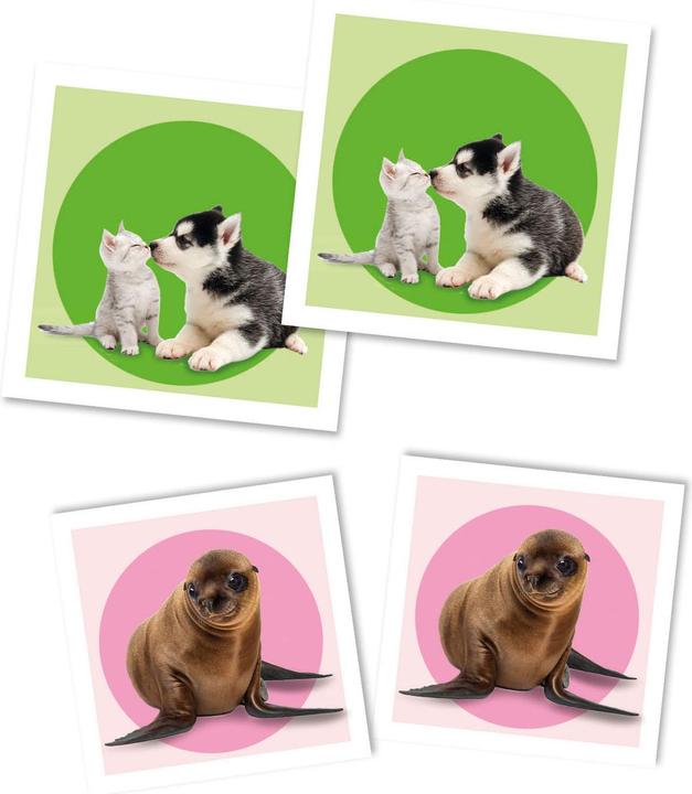 Actual product image Clementoni Memo compact animal babies memory game 4+