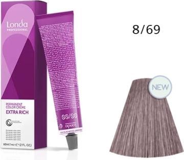 Immagine prodotto Londa Tintura per capelli in crema 8/69 biondo chiaro violetto cendré 60ml (8, 69 biondo chiaro viola-cendré 60ml)