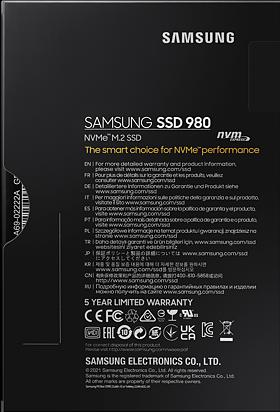 Actual product image Samsung 980 (250 GB, M.2 2280)