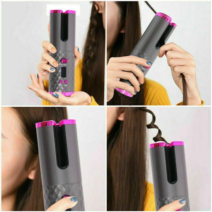 Actual product image Curler Automatic Hair Curler Wireless Auto Hair Curler Cordless USB