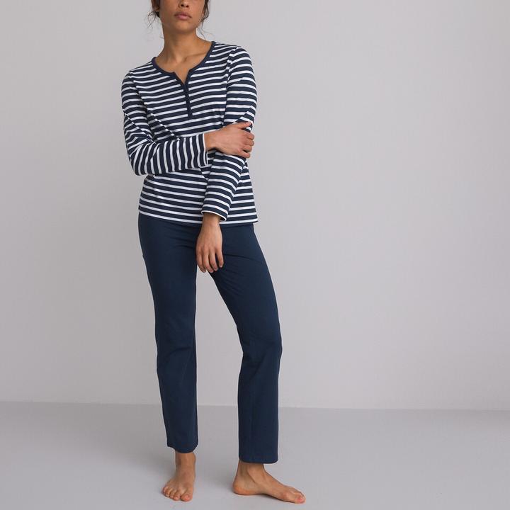 Actual product image La Redoute Collections Cotton Jersey Pyjamas (W32/L34)