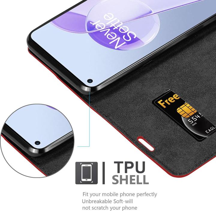 Image du produit Cadorabo Book Invis. Étui magnétique (OnePlus 9RT 5G)