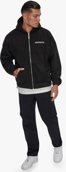 Actual product image Dropsize Super Heavy Oversized Crime Zip Hoodie - 124647 (M)