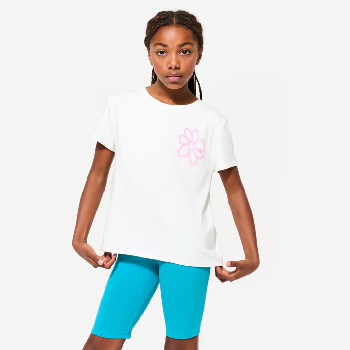 Produktbild Decathlon T-Shirt Kinder Baumwolle - Print weiss (5, 6)