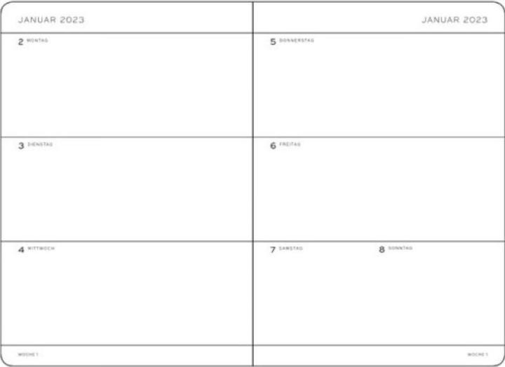 Produktbild Leuchtturm1917 Agenda Mini (70 x 110 mm)